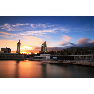 Mallis Sunset East - Wrapped Canvas Print