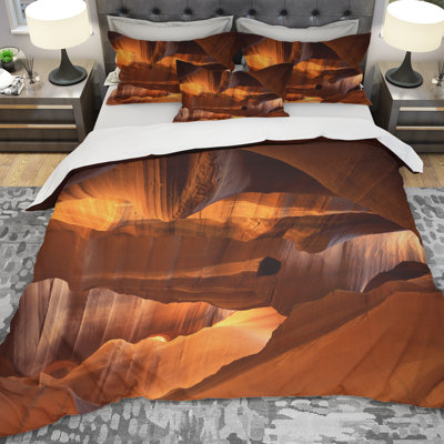Modern & Contemporary Polyester Abstract Duvet Cover