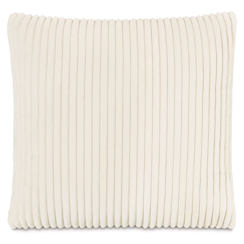 Coussin en velours côtelé Bishop, Carré