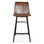 Brisbane Murphy Counter Chair In Chestnut Leather
