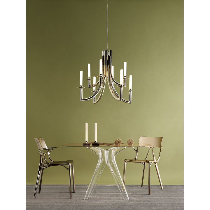 Lustre khan, Champagne poli