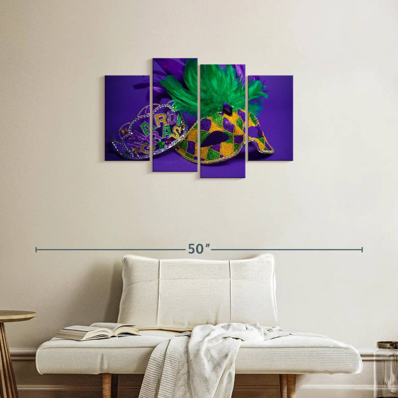 Accessoires Mardi Gras Lelend, H 22 po x l 36 po