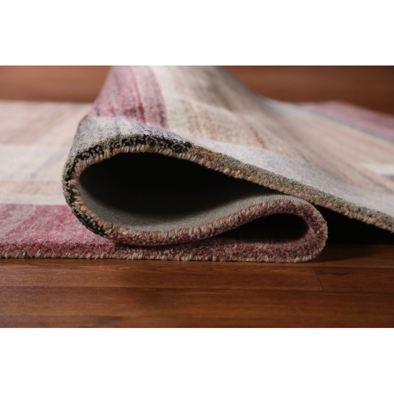 Tapis indien géométrique moderne