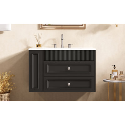 Meuble-lavabo mural 30 po