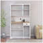 Armoire de rangement pour garde-manger avec comptoir de four à micro-ondes, armoire de rangement autoportante avec tablettes réglables, 6 portes et 1 tiroir-1125642795