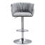Tabouret de bar pivotant à hauteur ajustable avec dossier tissé et repose-pieds-1747495816