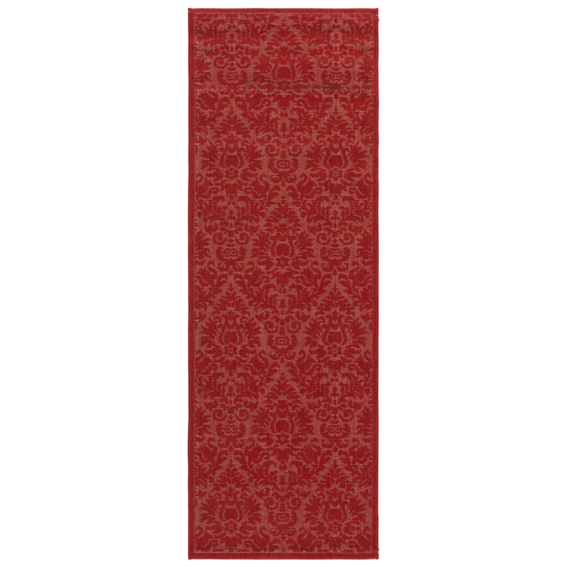 Arneshia Geometric Indoor/Outdoor Area Rug, Runner 2'3" x 6'7"