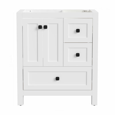 Modern 30" Bathroom Vanity No Top,single Vanity