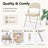 Rectangular Foldable Outdoor Dining Set-571756566