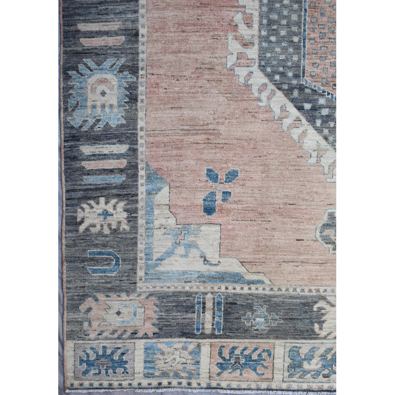 New Afghani Bakshaish Wool On Cotton 10Ft8inx14ft2in Clay