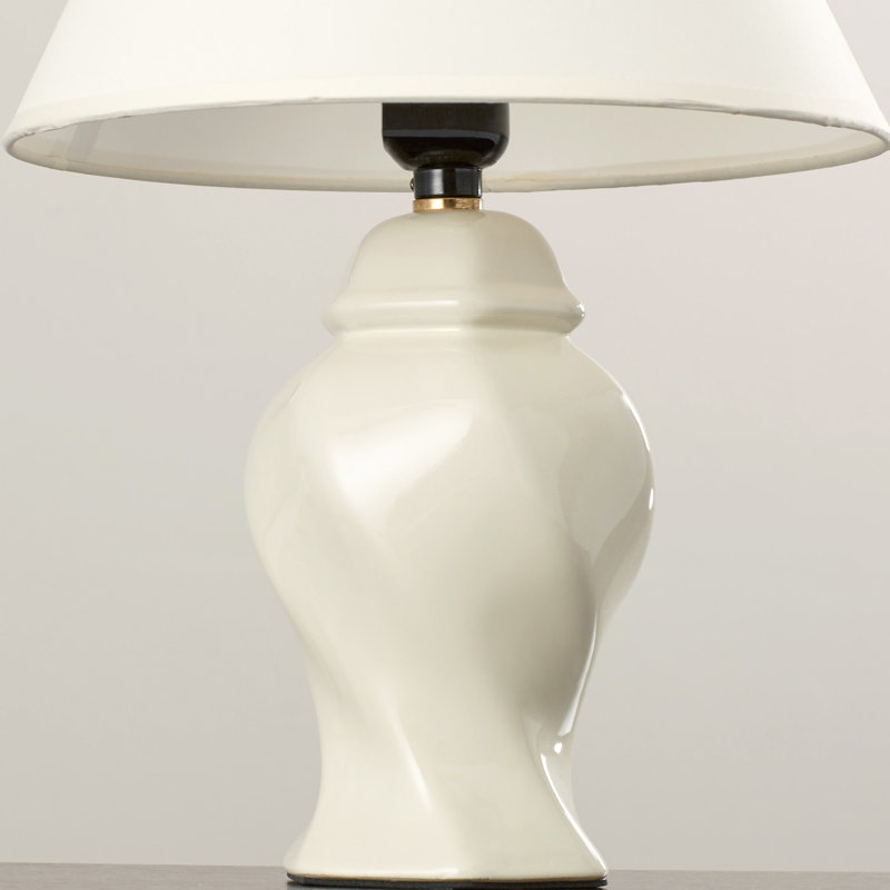 Ceramic Lamp, Ivory