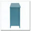 Console avec rangement bleu sarcelle
