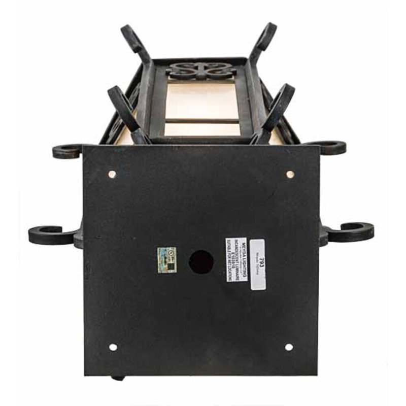 Caprice Frosted Pier Mount Light