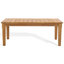 Table basse en bois de teck Clairmont