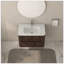 Meuble-lavabo mural 30 po avec lavabo intégré en céramique
