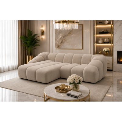 Velvet Sofa & Chaise