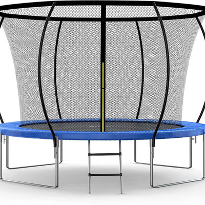 Trampoline récréatif de luxe simple avec filet d'enclos 12 pi