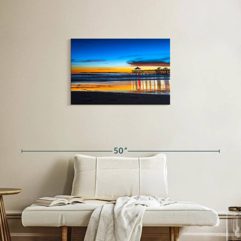 Nicci Scenic Huntington Beach Sunset, H 20 po x l 30 po