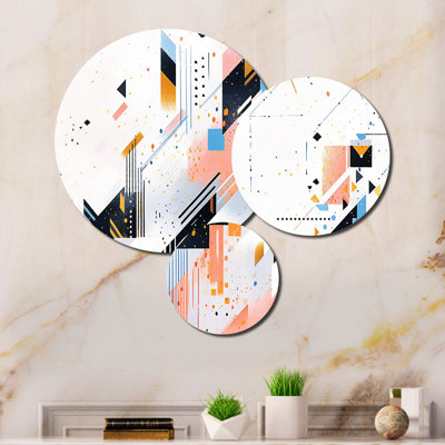 Abstract Wall Decor on Metal