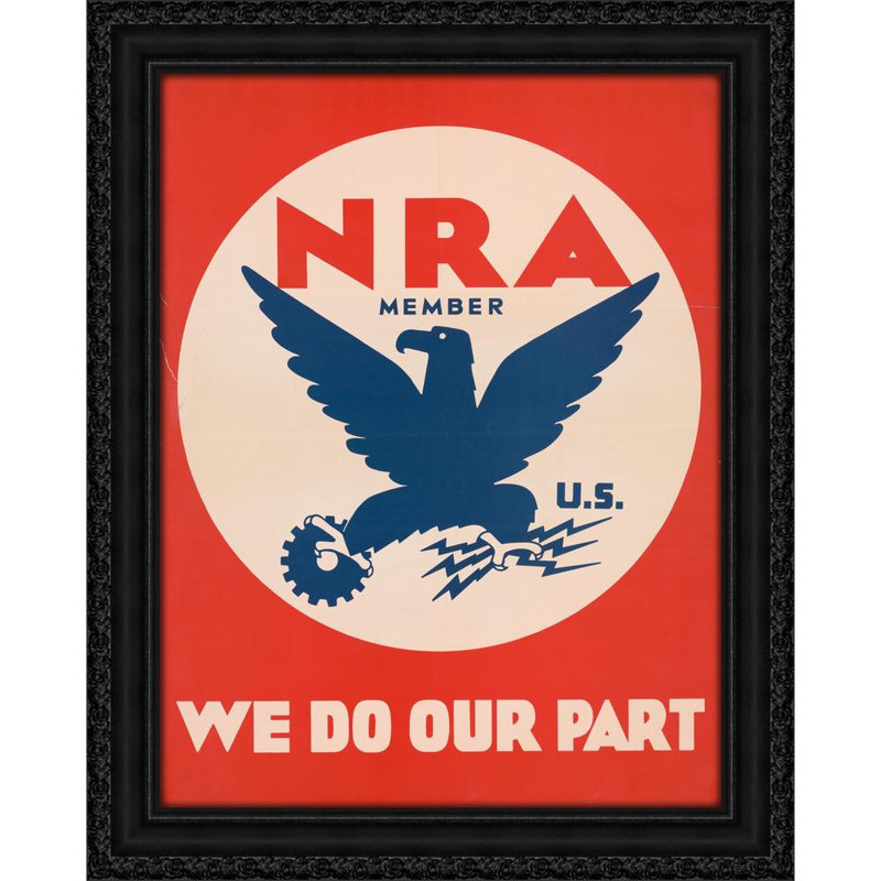 Un membre de la NRA, nous faisons notre part (1933), H 24 po x l 19 po