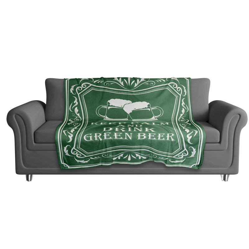 Couverture Patty Keep Calm And Drink Green