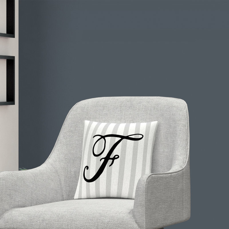 Coussin décoratif à rayures ABC, F