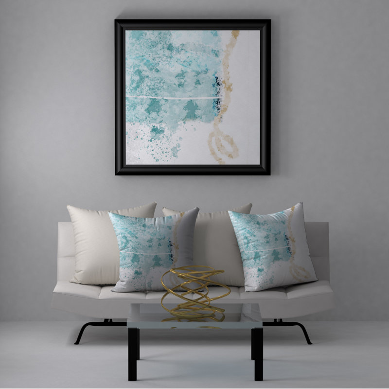 Housse de coussin décoratif carrée excitante, 24 po x 24 po