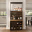 Armoire à vin verticale avec rangement et présentoir