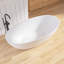 Baignoire de trempage autoportante à surface solide en résine Bahtutb de 71 po Forma-114357325