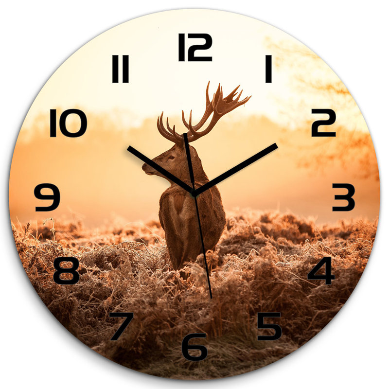 Johniel Glass Wall Clock