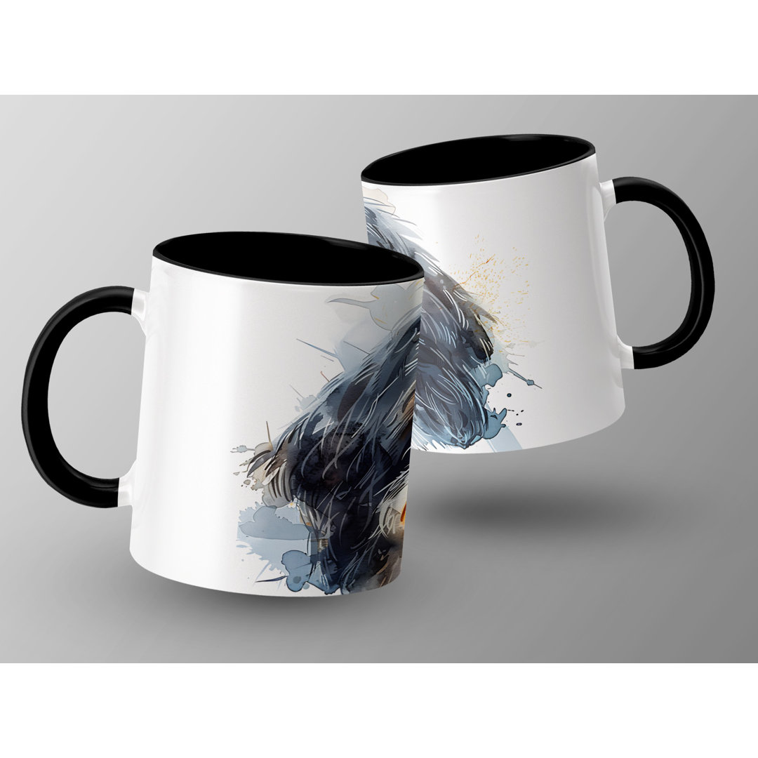 11oz Watercolour Australian Shepherd Design Coffee Mug
