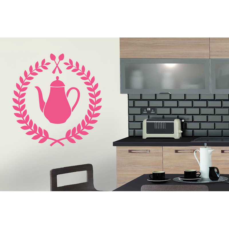 Food & Beverage Wall Decal, Medium, Pink