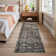 Machine Washable Rug with Rubber Backing for Living Room Oriental Non-Slip Bedroom Rug Floral Faux Wool Runner Rugs for Hallway Kitchen Entryway Laundry
