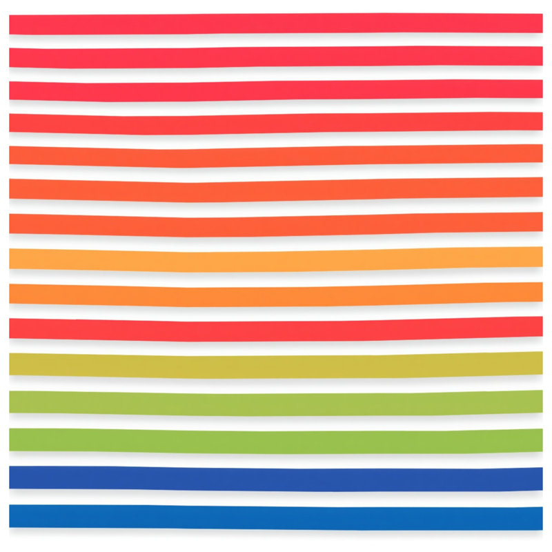Coussins décoratifs Rainbow, 16 x 16 pouces