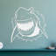 Art mural détaillé détaillé de requin - ACM blanc (23,6 po x 24 po)-491585630-491585625