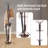 Metal Coat Rack With Umbrella Holder-2000531703