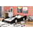Modern Race Car-Shaped Platform Bed Kids Bed with Wheels-1855030920-1855030925