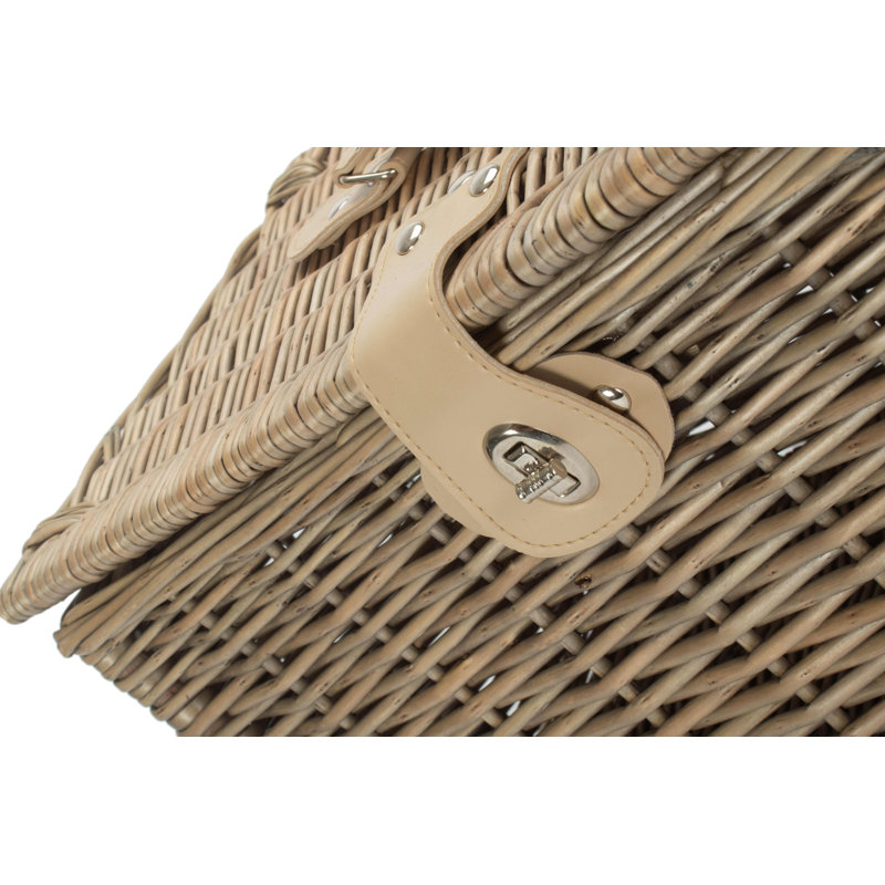 Wicker Chest Hamper Basket, Medium