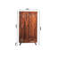 Malmö 2 2 Door Solid Wood Wardrobe