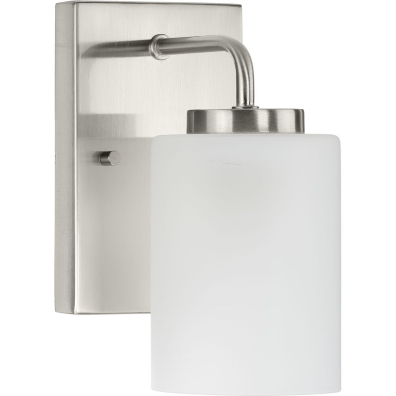 Armed Sconce, Brushed Nickel