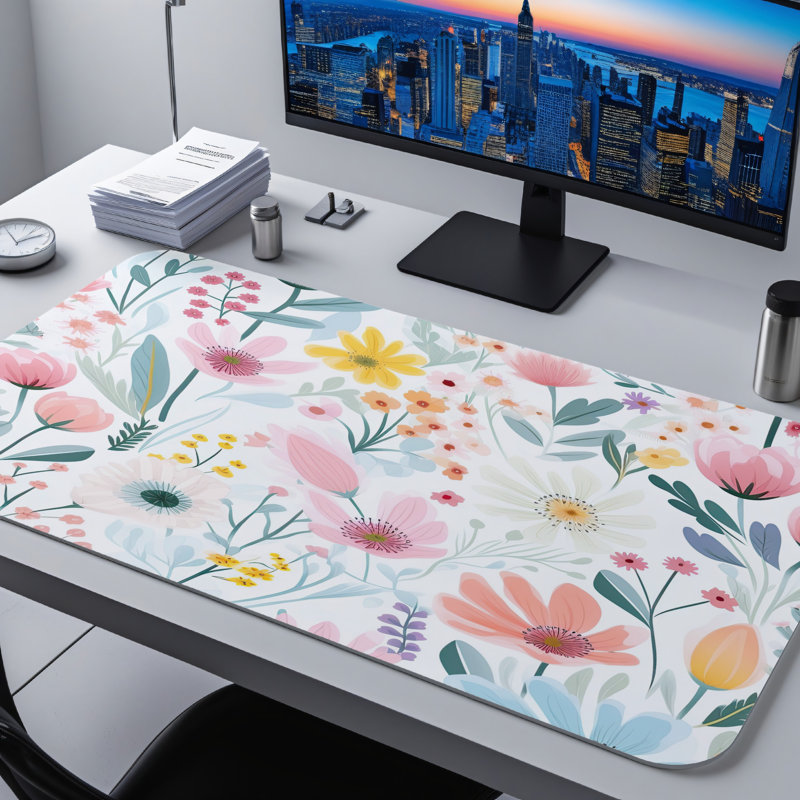 Polyester Desk Pad, 23.6x13.8