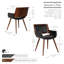Nunda Faux Leather Mid-Century Dining Chair-157758283
