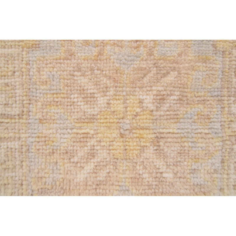 Tapis gris / beige noué à la main de haute qualité
