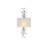 Crystal Bud Flush Mounted Sconce