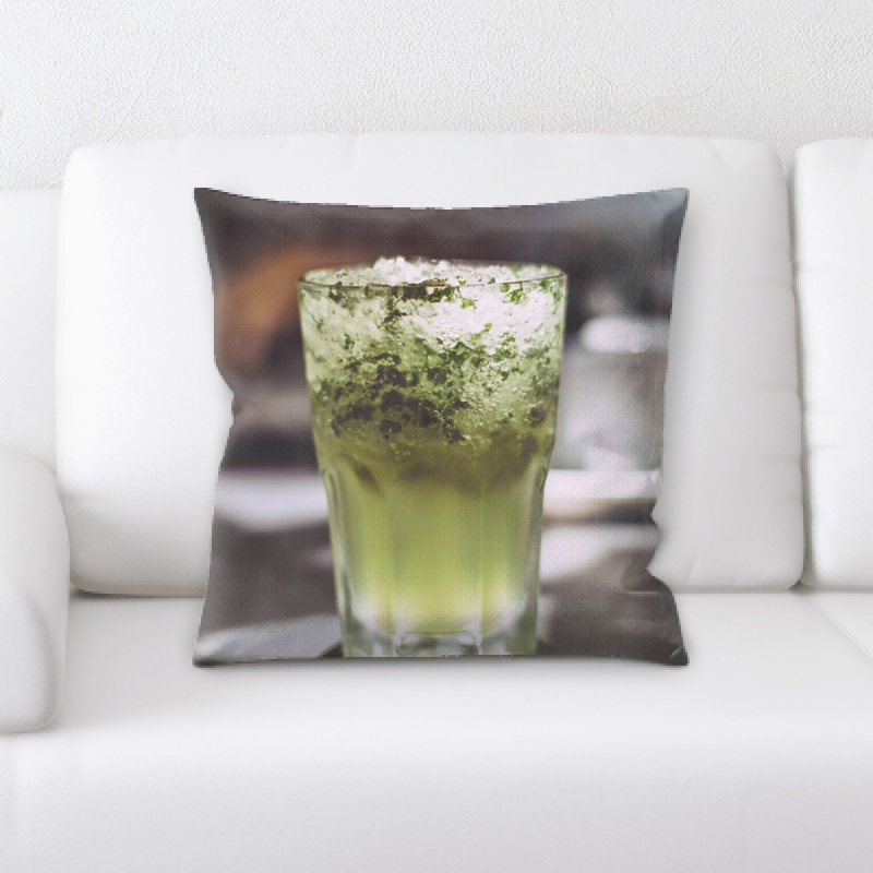 Coussin décoratif à boissons