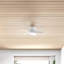 Vox 5 - Blade Indoor/Outdoor Smart Flush Mount Ceiling Fan with Remote Control and LED Light Kit, Works With Alexa and iOS or Android App-32650284-32650282