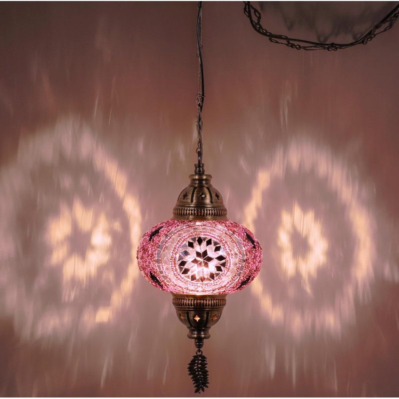 Luminaire suspendu 1 lumière Lights, Lilas
