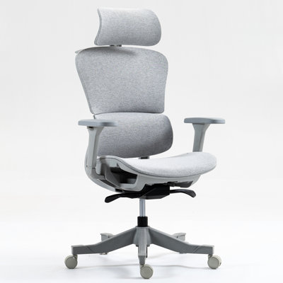 Chaise de bureau en filet à haut dossier: 8366 HP-GR
