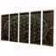 Ensemble d'art mural géométrique 5 pièces Provenant-628181628