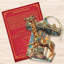 Ornement en bois carrousel girafe
